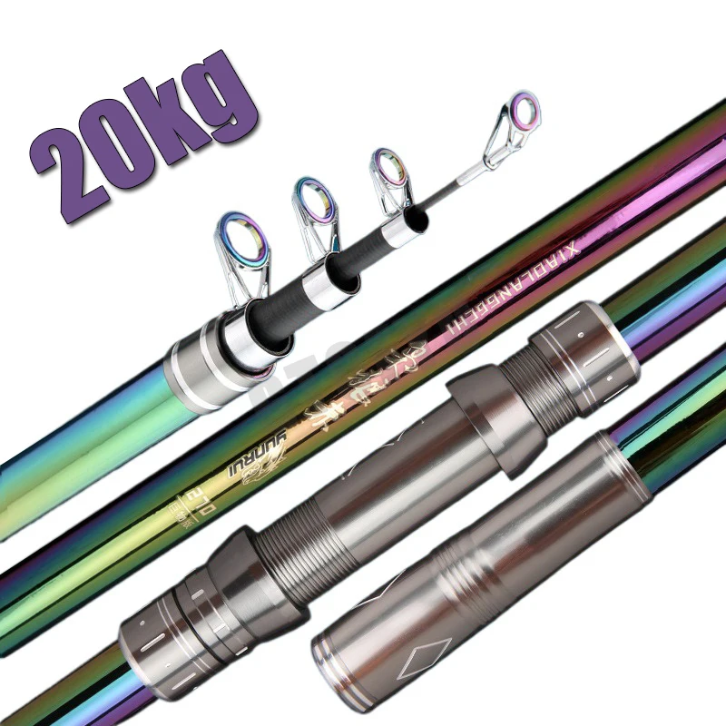 Fishing Rod Surf - 2,1m 2,7m 3,9m 4,5m Teleskop-Angelrute Reise-Surf-Rute