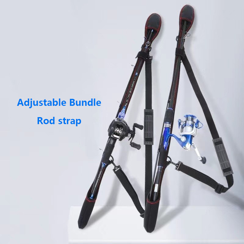 Fishing Rod Travel - Neue Angelruten-Schutzhülle Fliegenruten-Abdeckung Rutentasche Halter Gürtelriemen