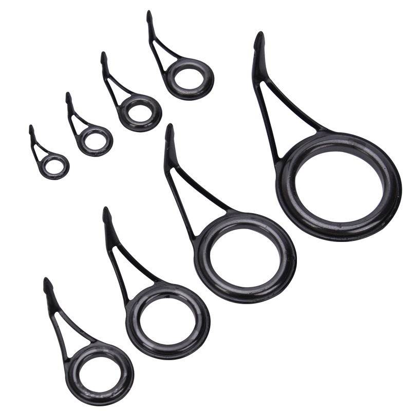 Fishing Rod Guide Replacement - Angelruten-Führungsring, Edelstahl, Keramik, führende Augenlinienringe, Angelzubehör,