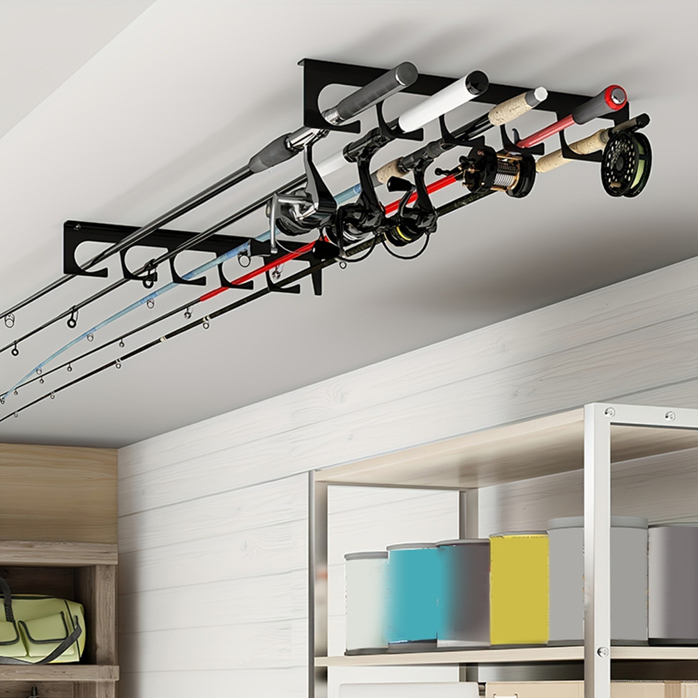 Fishing Rod Rack - B48B-Wand-/Deckenhalterung für Angelruten, Metallhalter – 2