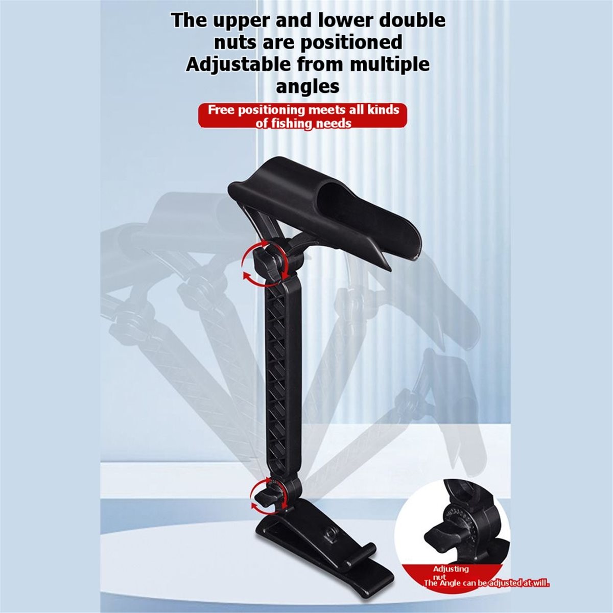Fishing Rod Ice - POPULAR-2 Stück Verstellbarer Eimer-Rutenhalter für Eisfischen,