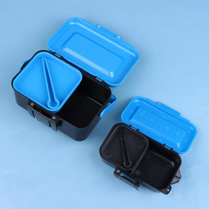Fishing Rod Travel - Tragbare Angelköderbox für lebende Köder, Haken
