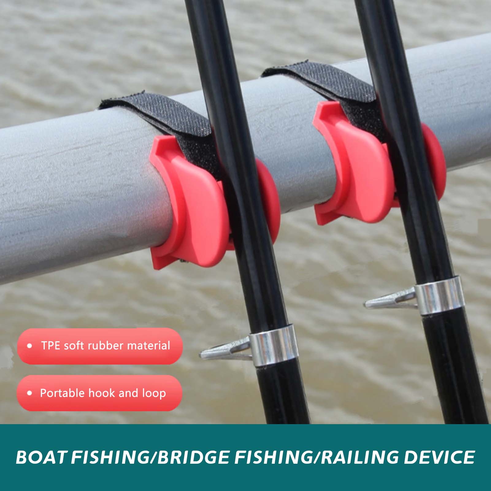 Fishing Rod Boat - U-förmiger Angelrutenhalter mit Robuster Konstruktion TPE