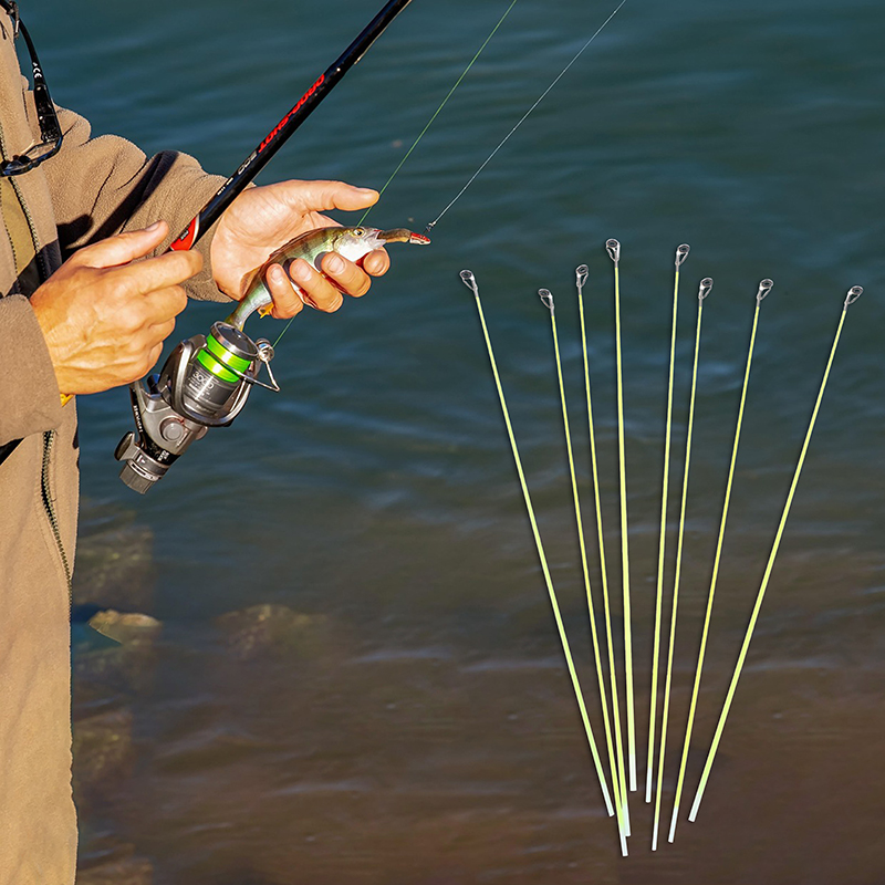 Fishing Rod Repair Kit - 5Pcs 42CM Boot/Floß Stange Spitze Ersatz