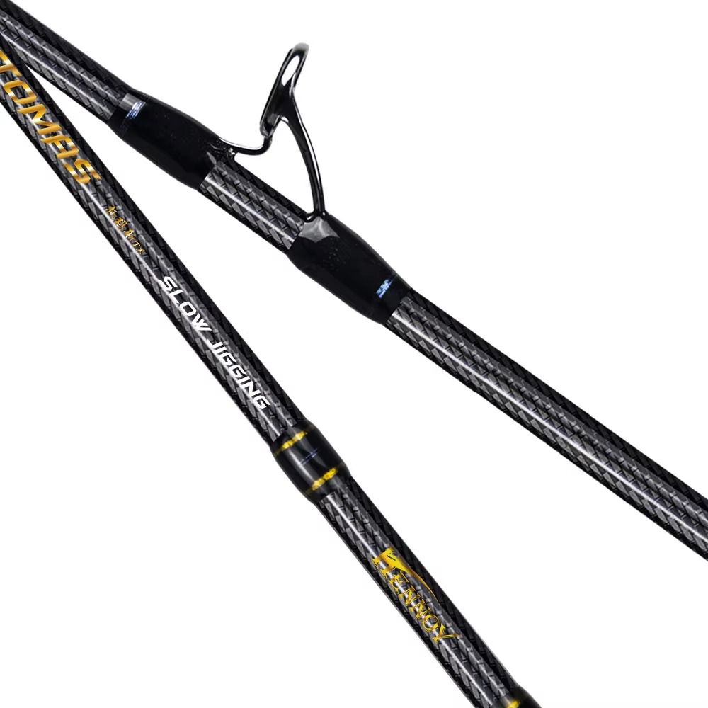 Fishing Rod Casting - Großhandel Hochkarbon Slow Jigging Angelrute 2-teilig