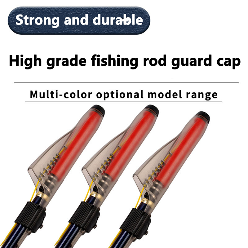 Fishing Rod Case - 1 Stück Transparente Angelruten-Spitzenschutzkappe Rutenführungsschutzkappe Meeresruten-Schutzkappe