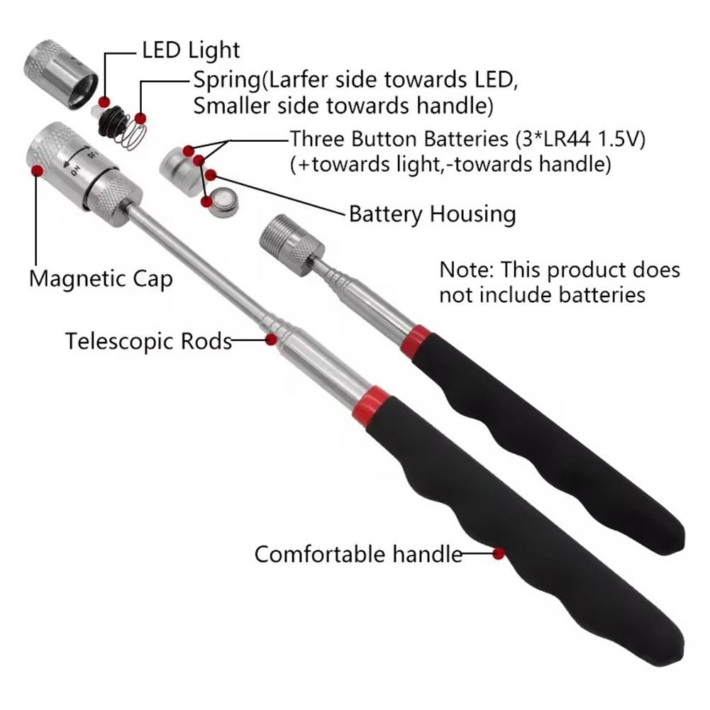Teleskopischer Magnetstift mit – Fishing Rod Travel Bewertung und Preis
