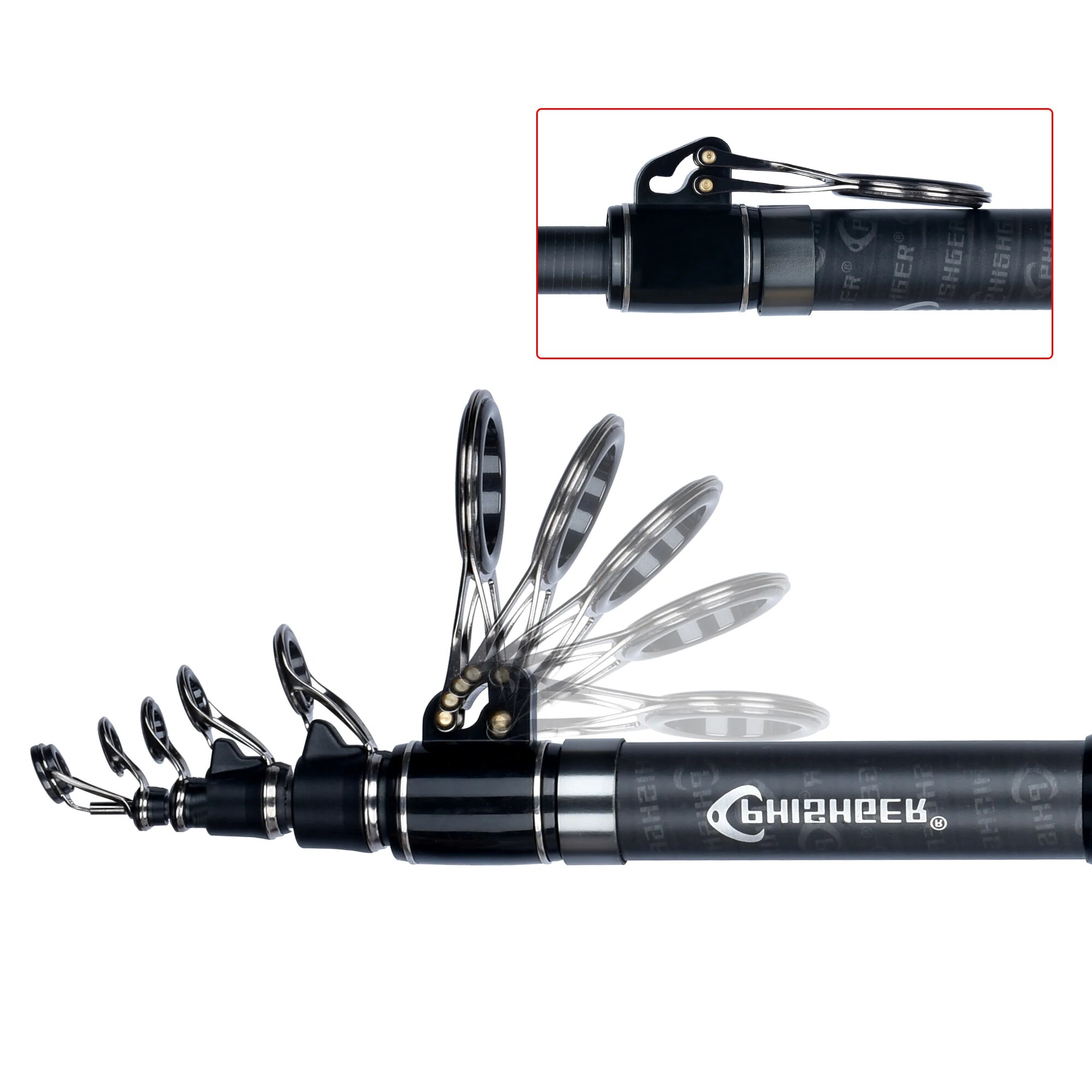 PHISHGER Teleskop-Surf-Spinnru – Fishing Rod Surf Bewertung und Preis