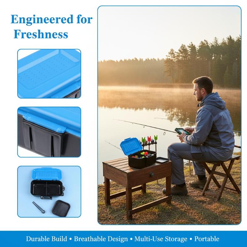 Tragbare Angelköderbox für leb – Fishing Rod Travel Bewertung und Preis