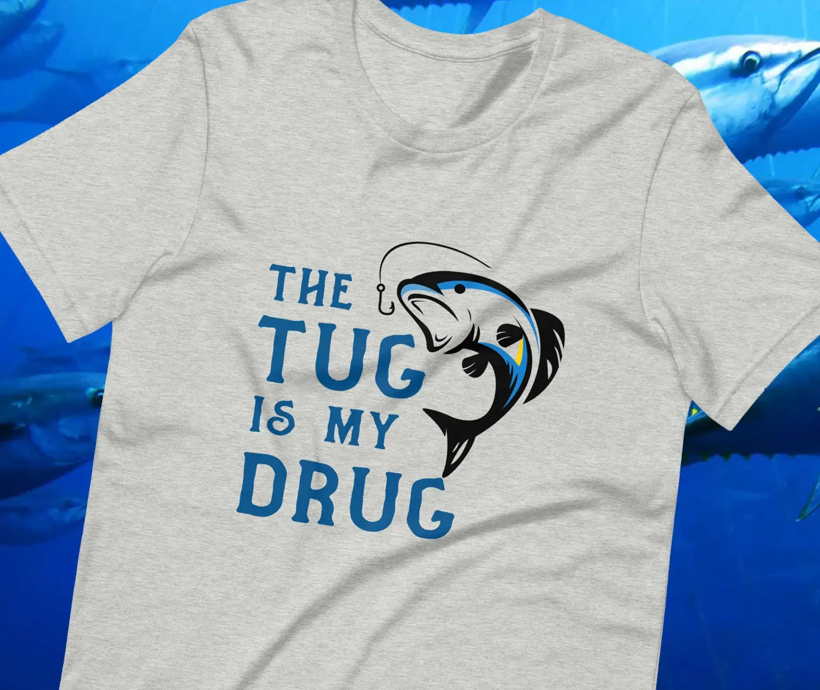 Der Tug Is My Drug T-Shirt: An – Fishing Rod Boat Bewertung und Preis