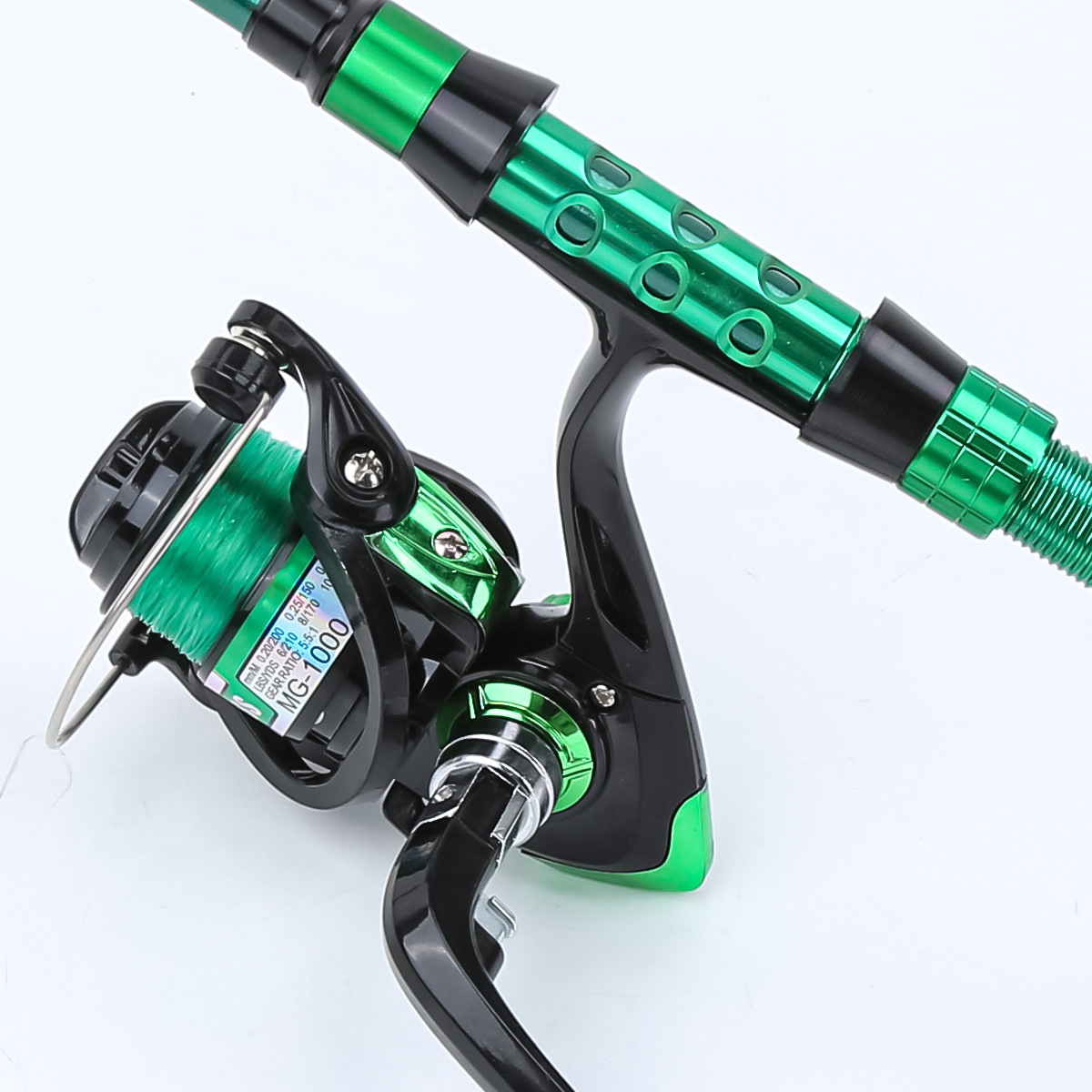 1,8 Meter Grüne Carbon-Telesko – Fishing Rod Carbon Fiber Bewertung und Preis