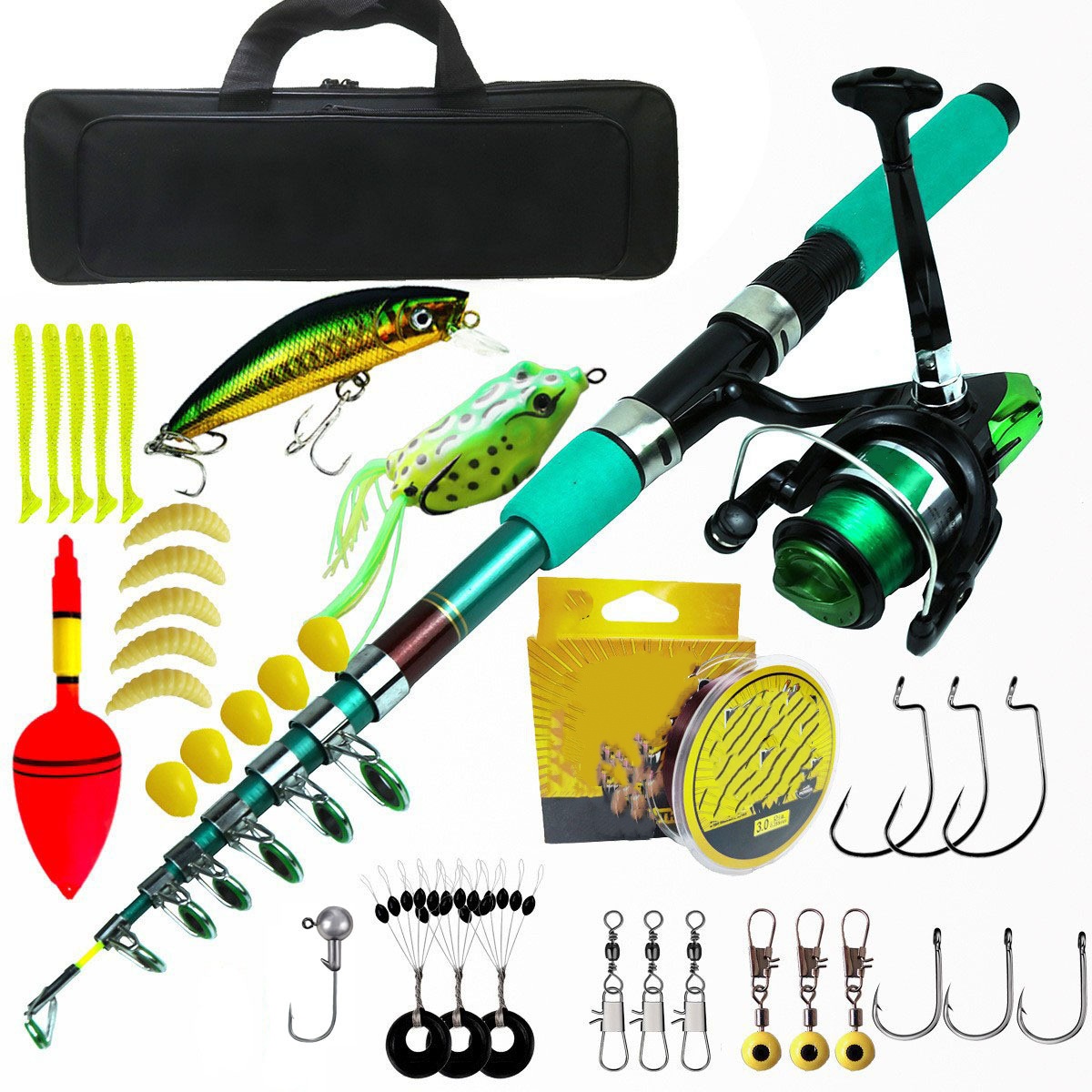 Tragbares Ultraleichtes Karpfe – Fishing Rod Telescopic Bewertung und Preis