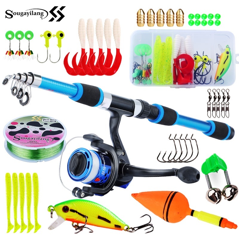 Sougayilang Angelruten-Set für – Fishing Rod Combo Bewertung und Preis