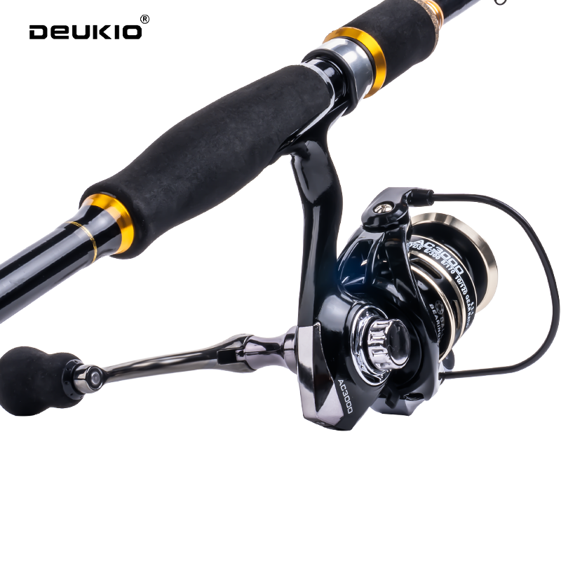 DEUKIO Angelruten- und Rollen- – Fishing Rod Combo Bewertung und Preis