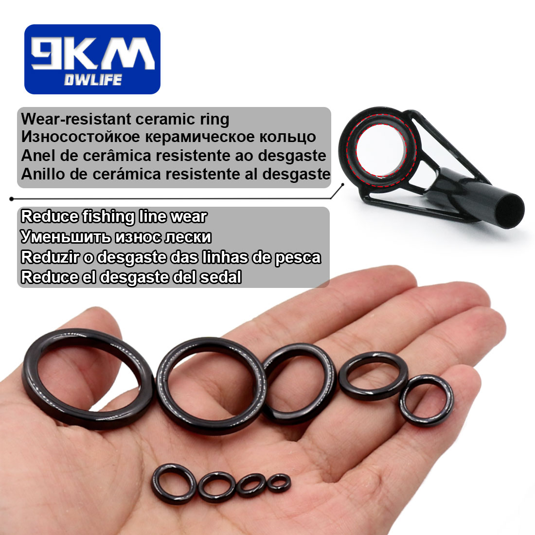 5 Stücke Angelrute Spitze Führ – Fishing Rod Guide Replacement Bewertung und Preis